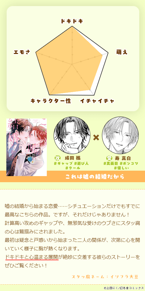 これは嘘の結婚だから