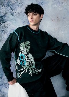 「父さん｜ウォッシャブルジャカードニット」 (c)LUCKY LAND COMMUNICATIONS／集英社・ジョジョの奇妙な冒険SO製作委員会